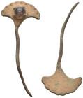 ANCIENT BYZANTINE BRONZE NEEDLE (11TH-15TH CENTURY AD.)
Condition : See picture. No return.
Weight : 4.74 g.
Diameter : 60.90 mm.