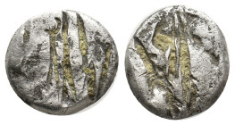 ANCIENT GREEK SILVER INGOT (CIRCA 3RD-1ST CENTURY BC)
Condition : See picture. No return.
Weight : 5.01 g
Diameter : 17 mm.