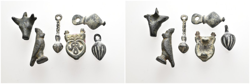 6 ANCIENT ROMAN/BYZANTINE BRONZE
Condition : See picture. No return.