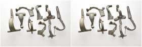 9 ANCIENT ROMAN BRONZE FIBULA (1ST-5TH CENTURY AD)
Condition : See picture. No return