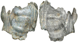 ANCIENT GREEK BRONZE APPLIQUE (CIRCA 3RD-1ST BC.)
Condition: See picture. No return
Weight: 15.10 g.
Diameter : 58 mm.