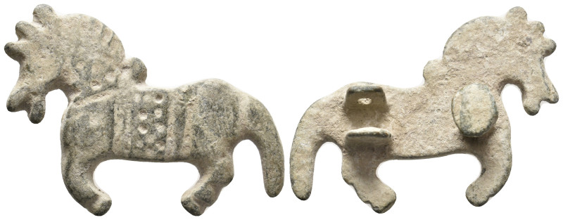 ANCIENT BYZANTINE BRONZE BELT BUCKLE. (11TH – 14TH CENTURY A.D)
Condition : See...