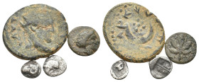 4 GREEK/ROMAN SILVER/BRONZE COIN LOT
See picture.No return.