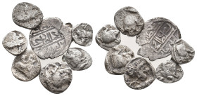 7 GREEK/ISLAMIC SILVER COIN LOT
See picture.No return.