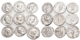 9 ROMAN SILVER COIN LOT
See picture.No return.