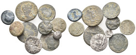 10 GREEK/ROMAN/BYZANTINE SILVER/BRONZE COIN LOT
See picture.No return.