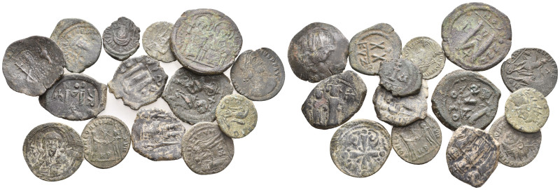 14 ROMAN/BYZANTINE BRONZE COIN LOT
See picture.No return.