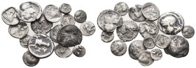 16 GREEK SILVER COIN LOT
See picture.No return.