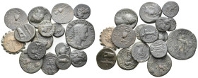 16 GREEK/ROMAN BRONZE COIN LOT
See picture.No return.