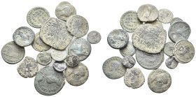 17 GREEK/ROMAN/BYZANTINE BRONZE COIN LOT
See picture.No return.