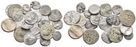 19 GREEK/ROMAN SILVER/BRONZE COIN LOT
See picture.No return.