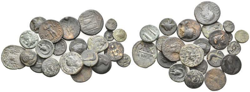 22 GREEK/ROMAN/BYZANTINE BRONZE COIN LOT
See picture.No return.