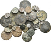 30 GREEK/ROMAN SILVER/BRONZE COIN LOT
See picture.No return.