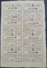 LOTERIA. Real Lotería de Nueva España. Sorteo de 15 de junio de 1816. EBC+/EBC. Raro