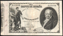 1 de octubre de 1886. 100 pesetas. Buen ejemplar