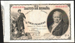 1 de junio de 1889. 100 pesetas
