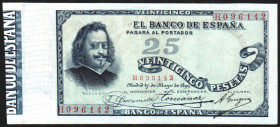 17 de mayo de 1899. 25 pesetas. Serie H. EBC-. Buen ejemplar