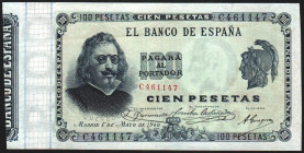 1 de mayo de 1900. 100 pesetas. Serie C. EBC-. Buen ejemplar