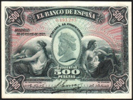 28 de enero de 1907. 500 pesetas