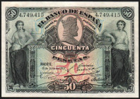 15 de julio de 1907. 50 pesetas. EBC-