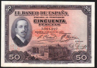 17 de mayo de 1927. 50 pesetas. EBC+