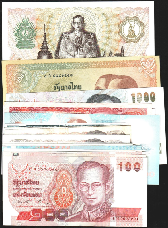 THAILANDIA. 1 a 1.000 bath. 1955 a 2004. P74, 80, 83, 85, 87, 88, 89, 90, 93, 97...