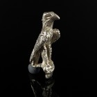 Roman Silver Eagle Statuette
2nd-3rd century CE
Silver, 28 mm, 6,56 g
Possibly the head of a pin.
Very fine condition.
Ex. Coll. M.C., acquired a...