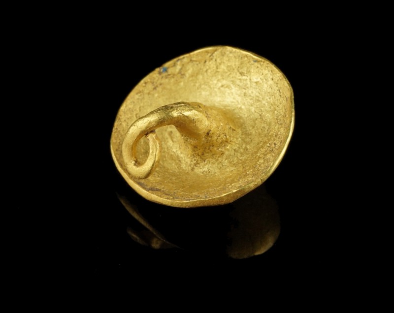 Roman Gold Decorative Rivet
2nd-4th century CE
Gold, 14 mm, 3,82 g
Massive go...