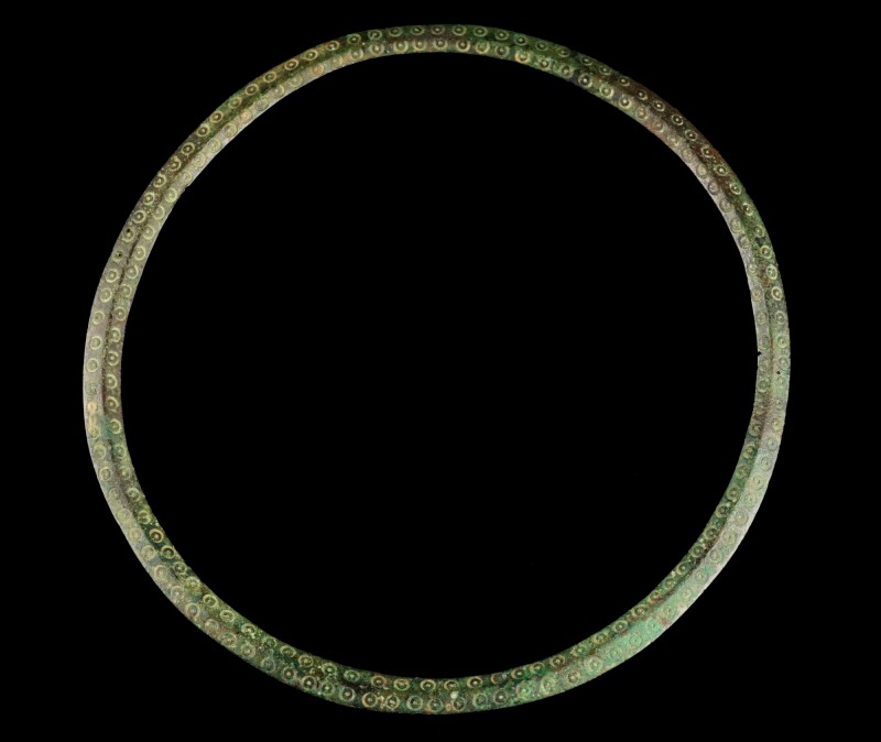 Viking-Slavic Necklace/Torc
8th-10th century CE
Bronze, 213 mm, 180 g
Large b...