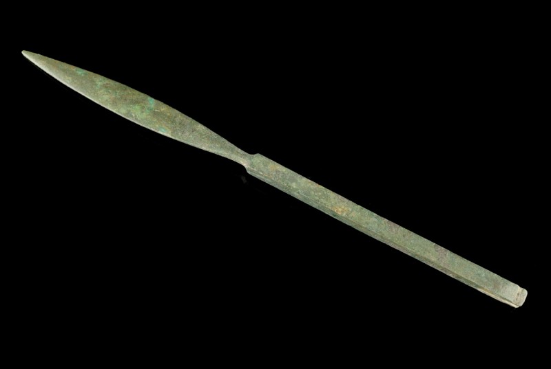 Roman Bronze Medical Scalpel
1st-2nd century CE
Bronze, 143 mm, 18,73 g
The h...