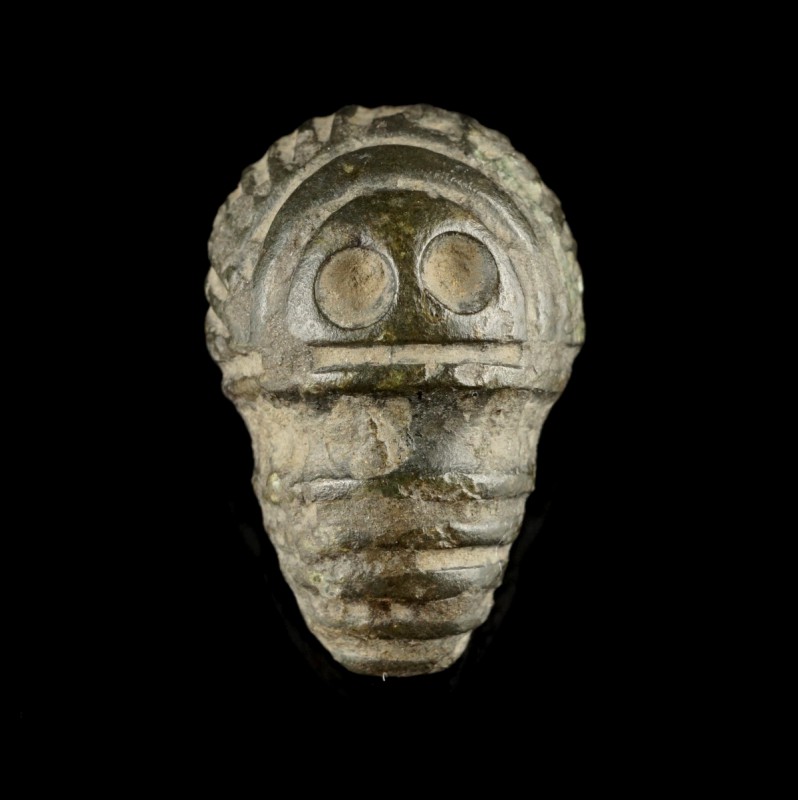 Viking/Slavic Mount
7th-9th CE
Bronze, 18 mm, 4,50 g
Mount showing stylized f...