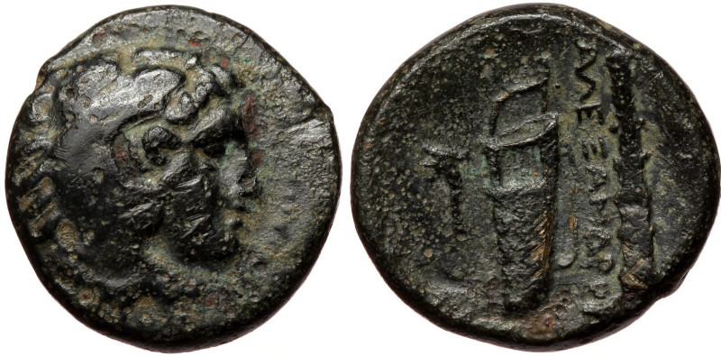 Alexander III, uncertain mint, AE (bronze, 6,47 g, 18 mm) Alexander III 'the Gre...