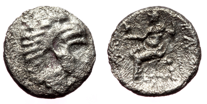 Macedonian Kingdom. Alexander III 'the Great' (336-323 BC) AR obol (Silver, 9mm,...