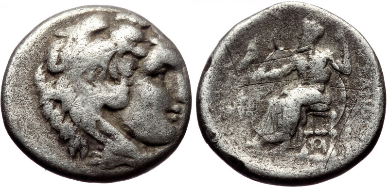 Kingdom of Macedon, Alexander III. (336-323 BC), AR drachm (Silver, 15,8 mm, 4,1...