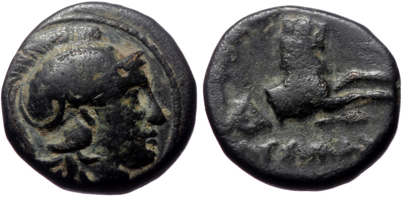 Kings of Thrace (Macedonian) Lysimachos (305-281 BC). AE (Bronze, 2.73g, 13mm) O...