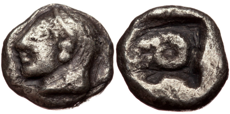 Troas, Kebren AR Diobol (Silver, 1.08g, 9mm) 5th century BC Troas, Kebren AR Dio...