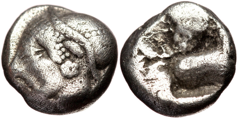 Ionia, Phokaia AR diobol (Silver, 1.26g, 9mm) ca 521-478 BC Ionia, Phokaia AR di...