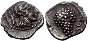 Cilicia, Soloi AR Obol (Silver, 10mm, 0.61g) ca 410-375 BC.