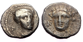 Cilicia, Nagidos AR Obol (Silver, 0.62g, 9mm) ca 420-400 BC.