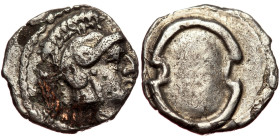 Cilicia, Tarsos AR Obol (Silver, 0.65g, 10mm) Balakros. Satrap of Cilicia, 333-323 BC.