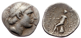 Seleucid Kingdom in Syria, Antiochus III the Great (223-187 BC), AR drachm (Silver, 17,6 mm, 3,95 g), Antiochia, ca. 204