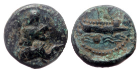 Phoenicia, Arados, AE12 (Bronze, 1.28g, 12mm), circa 380-350 BC