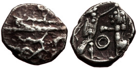 Samaria AR Obol (Silver, 9mm, 0.66g) 'Middle Levantine' Series ca 375-333 BC.