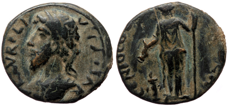 Pisidia, Antiochia, Lucius Verus ? (61-169), AE (Bronze, 22,8 mm, 5,00 g). Obv: ...