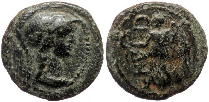 Pamphylia, Side, AE (Bronze, 14,6 mm, 2,26 g), pseudo-autonomous issue, time of ...