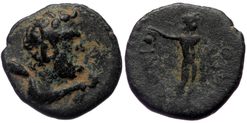 Lycaonia. Iconium (ca 200-185 BC) AE hemiassarion (Bronze, 13mm, 2.05g) Antonine...