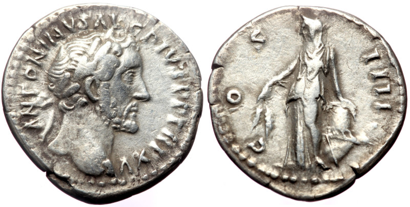 Antoninus Pius (138-161), AR denarius (Silver, 18,7 mm, 3,34 g). Antoninus Pius ...