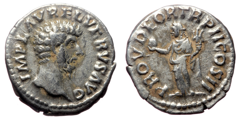 Lucius Verus (161-169), AR denarius (Silver, 17,9 mm, 3,24 g), Rome, 03-12.161. ...