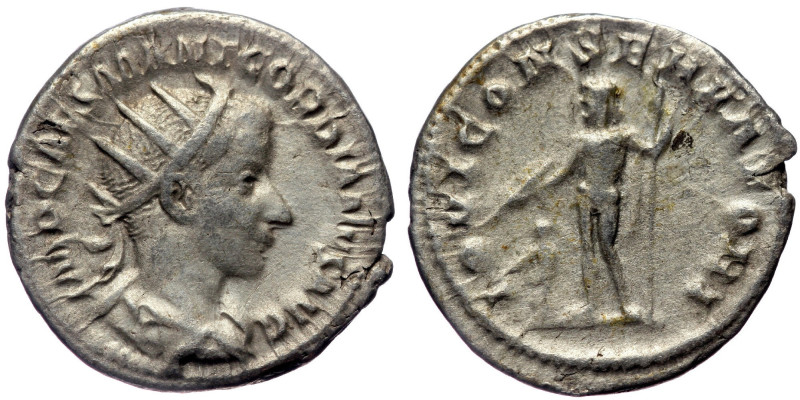 Gordian III. (238-244) AR antoninianus.(Silver, 4.14g,. 22mm) Rome, 238. Gordian...