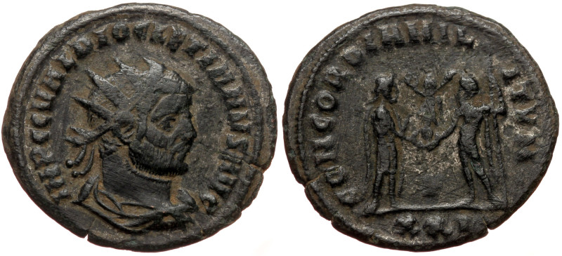 Diocletian (284-305) AE Antoninianus (Bronze 3,98g 21mm) Cyzicus mint. Diocletia...